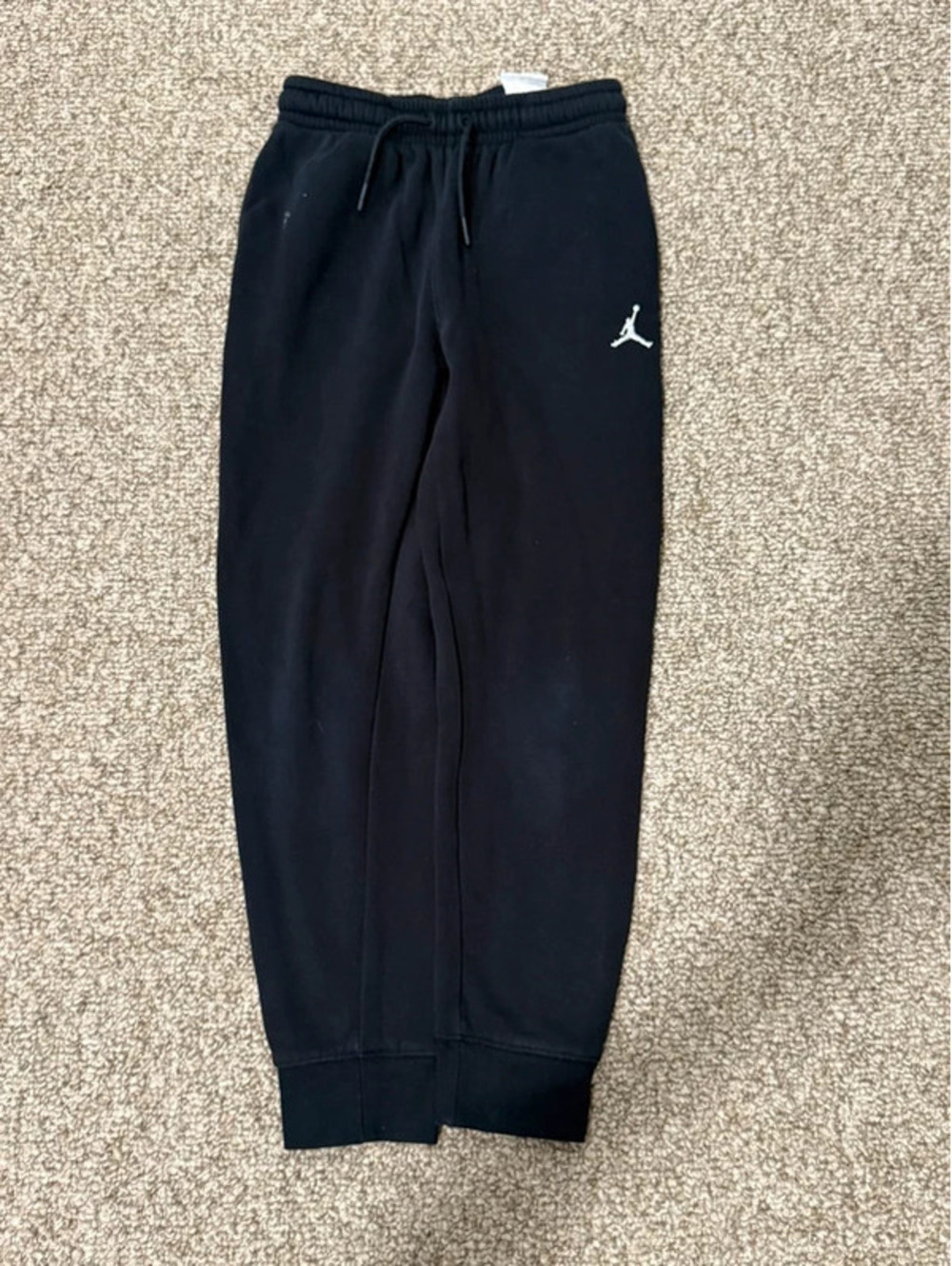 Jordan Kids Black Fleece Joggers Sweatpants Jumpman